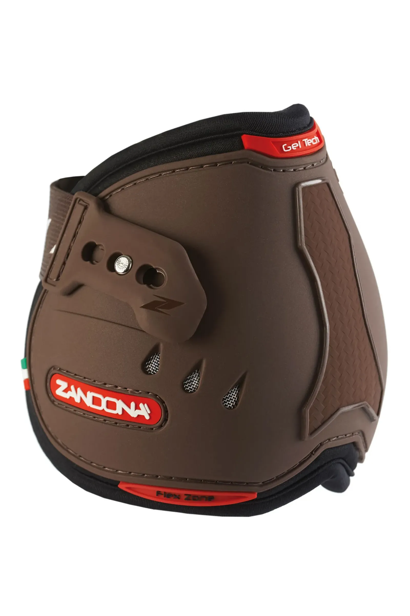 zandona Guetres De Protection Protege-Boulets Coque Carbone Air Equi-Lifter Velcro Brown/Brown Hot