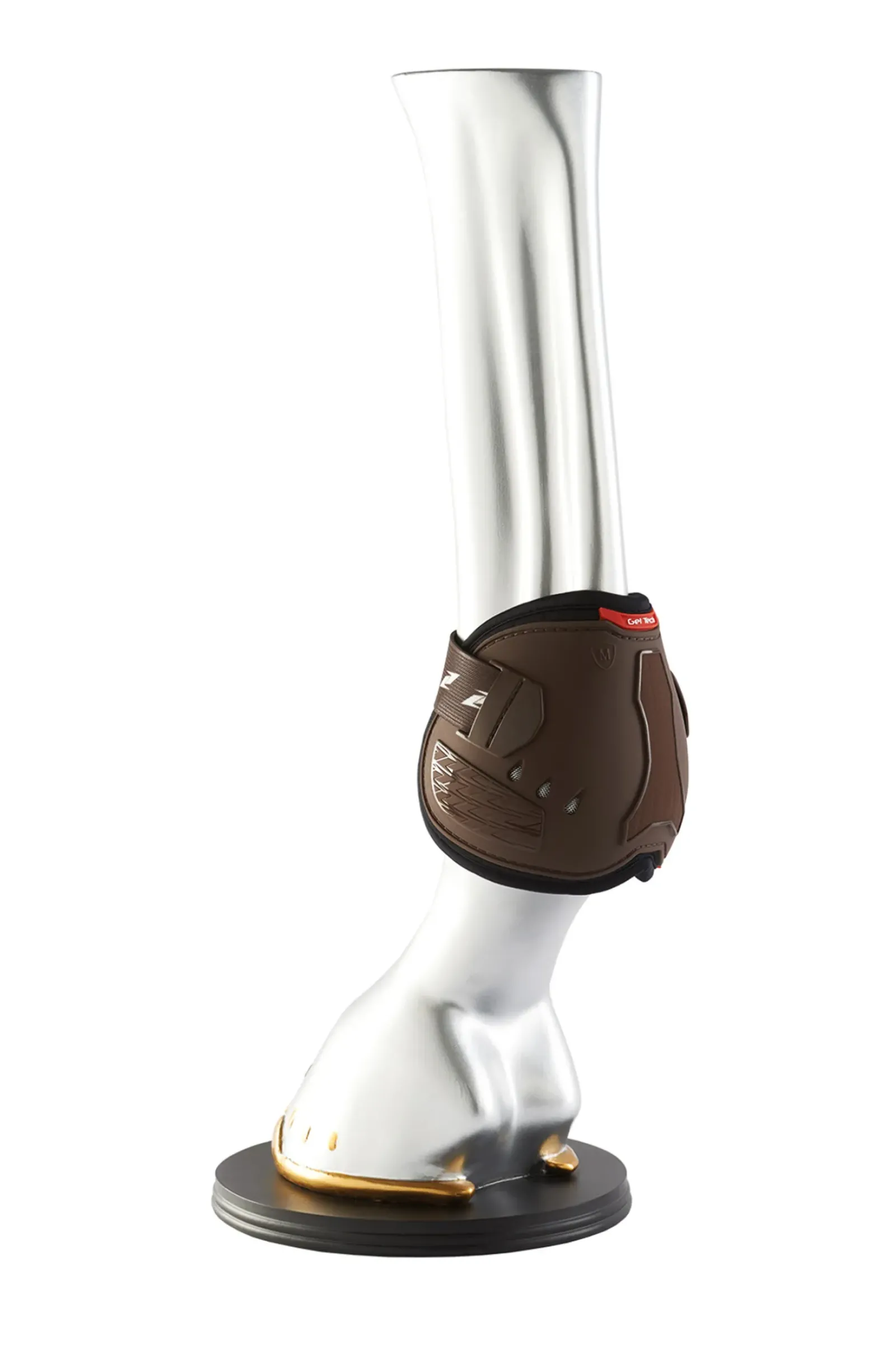 zandona Guetres De Protection Protege-Boulets Coque Carbone Air Equi-Lifter Velcro Brown/Brown Hot
