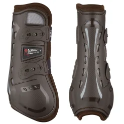 lemieux Guetres De Protection Protege-Tendons Impact Responsive Brown New