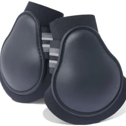 horze Guetres De Protection Protege-Boulets Adepto Noir Hot