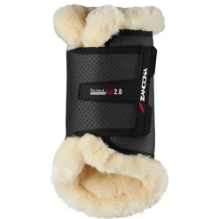 zandona Guetres De Protection Protege-Tendons Fermes 2.0, Anterieurs Black