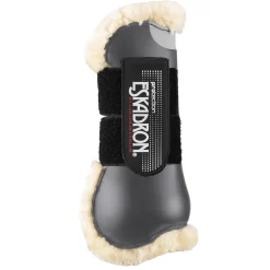eskadron Guetres De Protection Protege-Tendons Flexisoft Fausse Fourrure Anthracite Discount