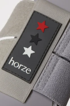 horze Guetres De Protection Protege-Tendons Alex Poney Alloy Grey New