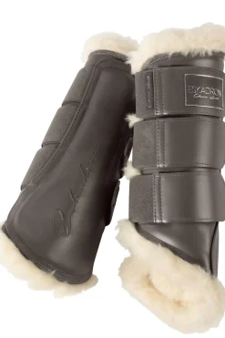 eskadron Guetres De Protection Protege-Tendons Classic Sports Ss22 Glamslate Evo-Laine Fossil Brown