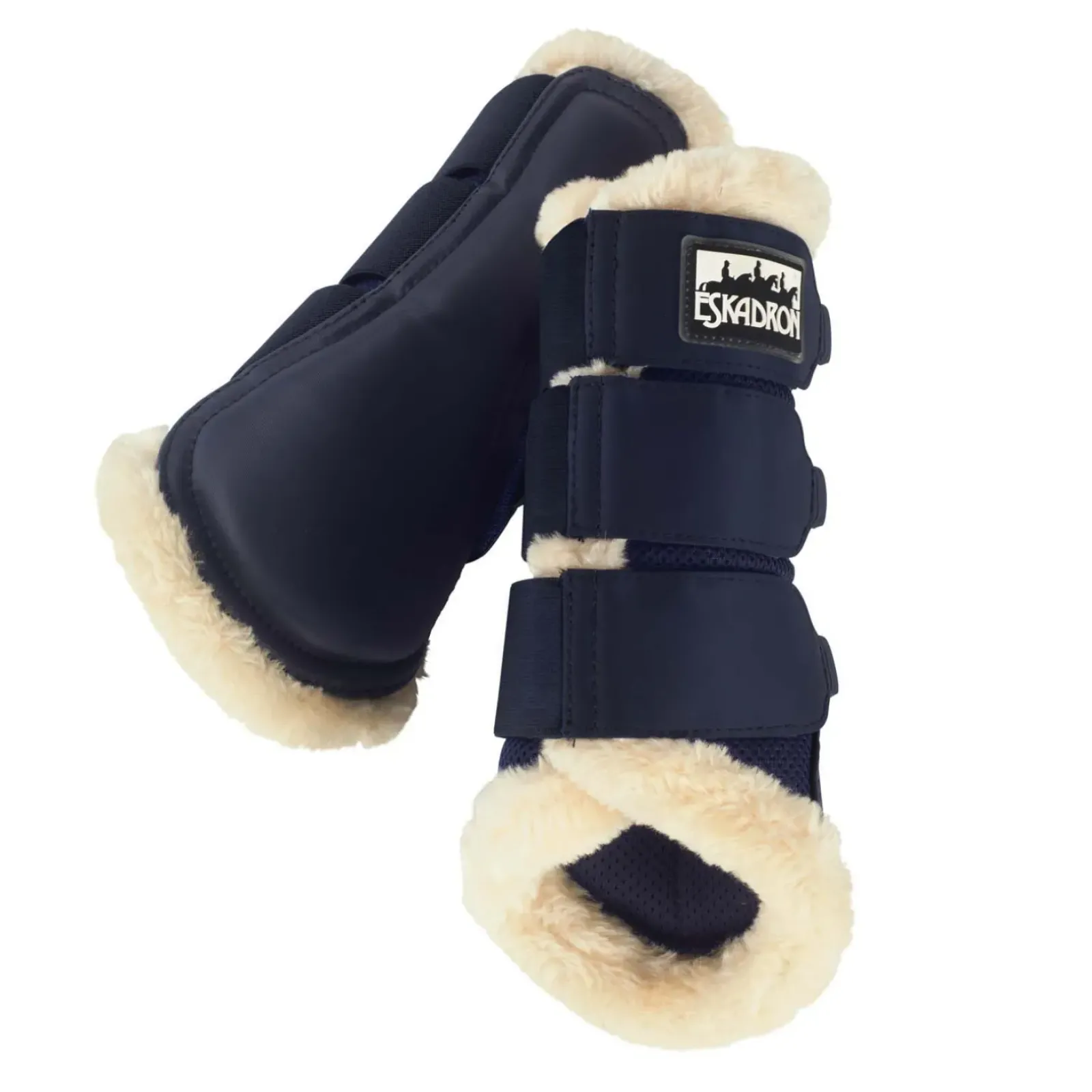 eskadron Guetres De Protection Protege-Tendons Fausse Fourrure Blue Nights Discount