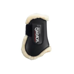 eskadron Guetres De Protection Protege-Tendons Compact Fausse Fourrure Black Outlet