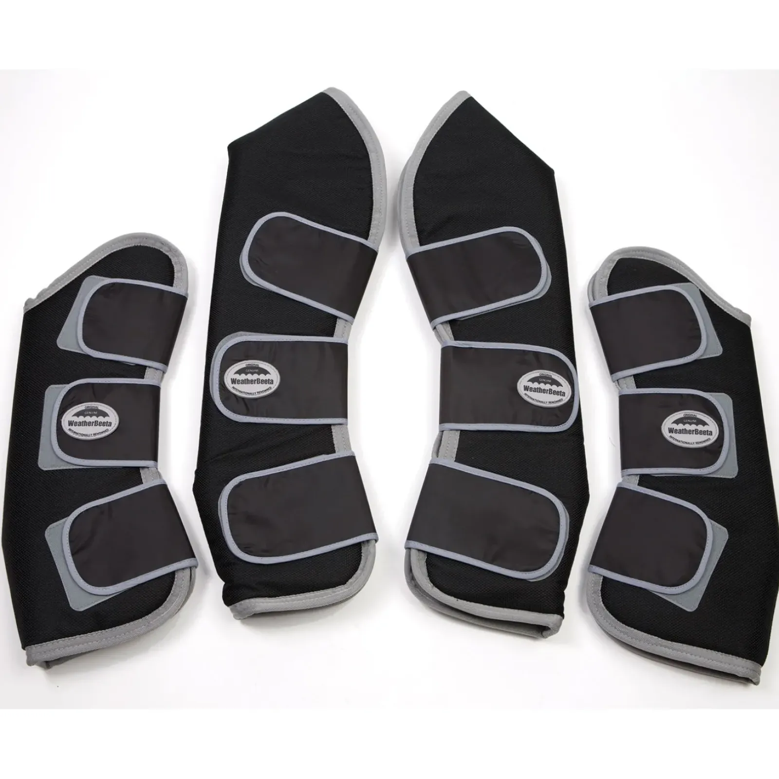 weatherbeeta Guetres De Transport A Attaches Larges Black/Silver Sale