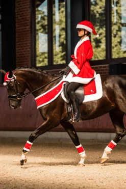 horze Harnais De Noel Rouge New