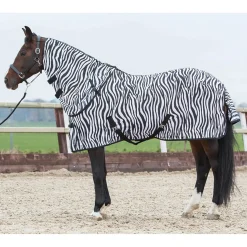 harryshorse Harry'S Horse Flysheet With Neck Black/White Discount