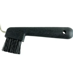 horze Cure-Pied Avec Sa Brosse Noir New
