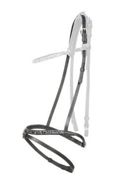 kavalkade Blar Combined Noseband For Kjartan Icelandic Bridle Black Clearance