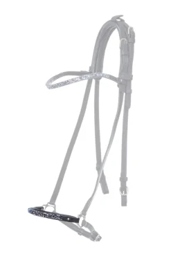 kavalkade Blar Dropped Noseband Piece For Kjartan Icelandic Bridle Black/Blue Best