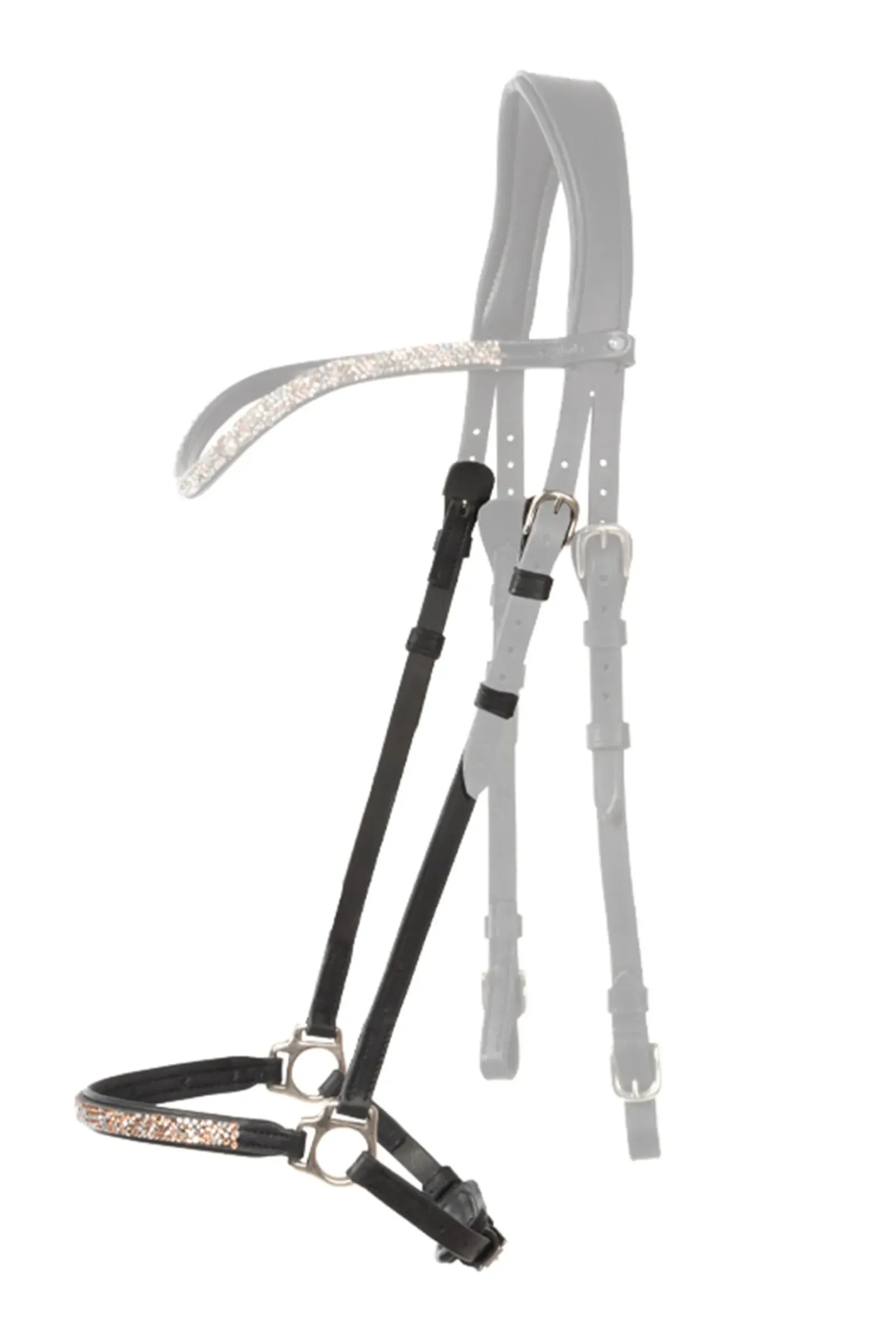 kavalkade Ferskja Dropped Noseband For Aradis Icelandic Bridle Black/Pink Sale