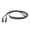 kavalkade Fleur Double Bridle Reins Round Stitched Black Clearance