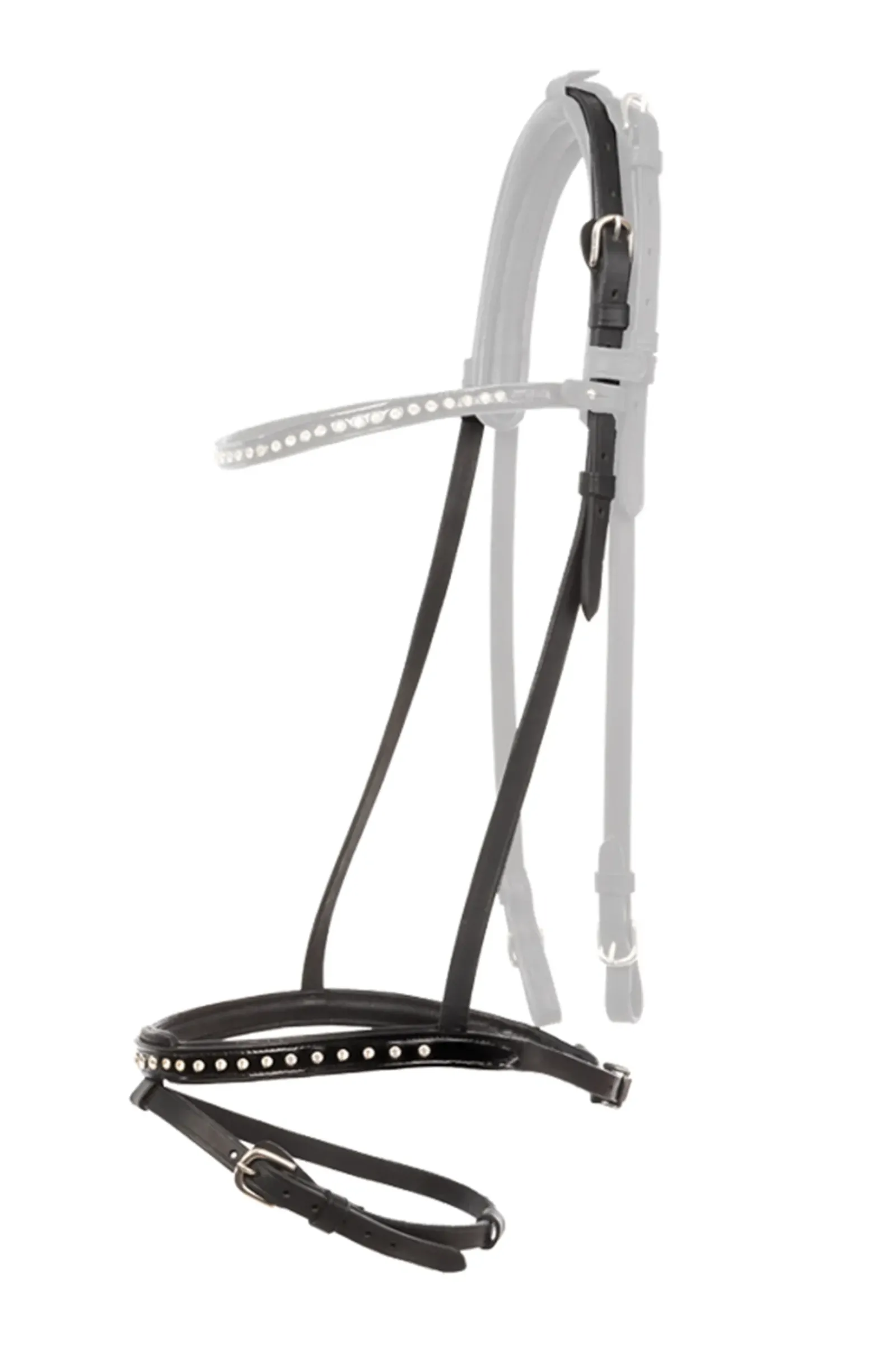 kavalkade Glansandi English Noseband For Kjartan Icelandic Bridle Black Sale