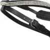 kavalkade Hvitur English Noseband For Aradis Icelandic Bridle Black Clearance