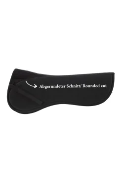 kavalkade Kavaltop Half Pad Rounded Cut Black Outlet
