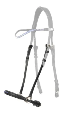 kavalkade Kongablar Dropped Noseband For Aradis Icelandic Bridle Black/Blue Hot