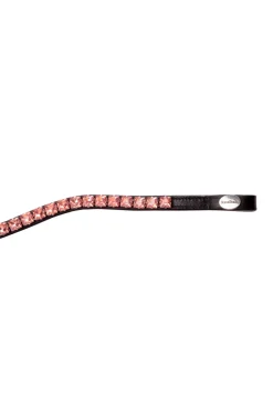 kavalkade Square Browband With Stones Black/Pink New
