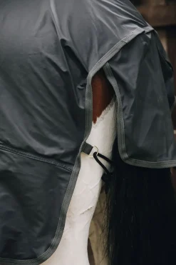 kentucky Horsewear 100% Waterproof Rain Coat Grey