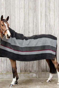 kentucky Horsewear Couverture Sechante Carre Heavy Black/Gray Hot