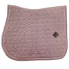 kentucky Horsewear Saddle Pad Velvet Jumping Aurora Pink