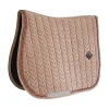 kentucky Horsewear Tapis De Selle Velvet Pearls Beige Outlet
