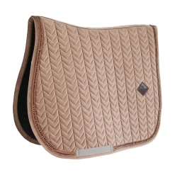 kentucky Horsewear Tapis De Selle Velvet Pearls Beige Outlet