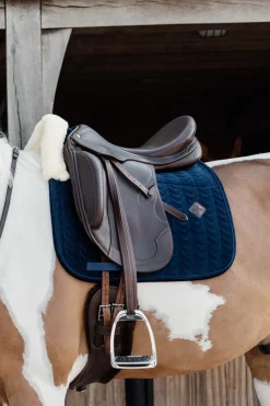 kentucky Horsewear Velvet Skin Friendly Tapis De Selle Dressage Db/Ab