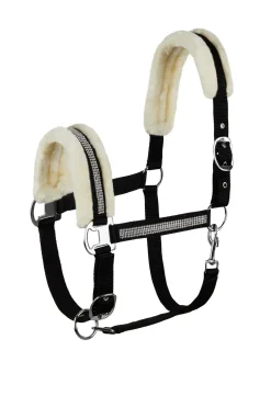 horze Licol Avec Strass Black Outlet
