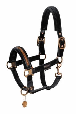 eskadron Licol Platinum 23 Double Pin Velvet Jewel Black
