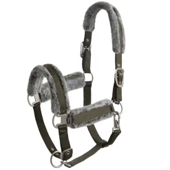 horze Licol Pomona Avec Fausse Fourrure Green Best