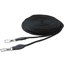 kavalkade Longues Rênes Double Lunge Avec Corde Black Online