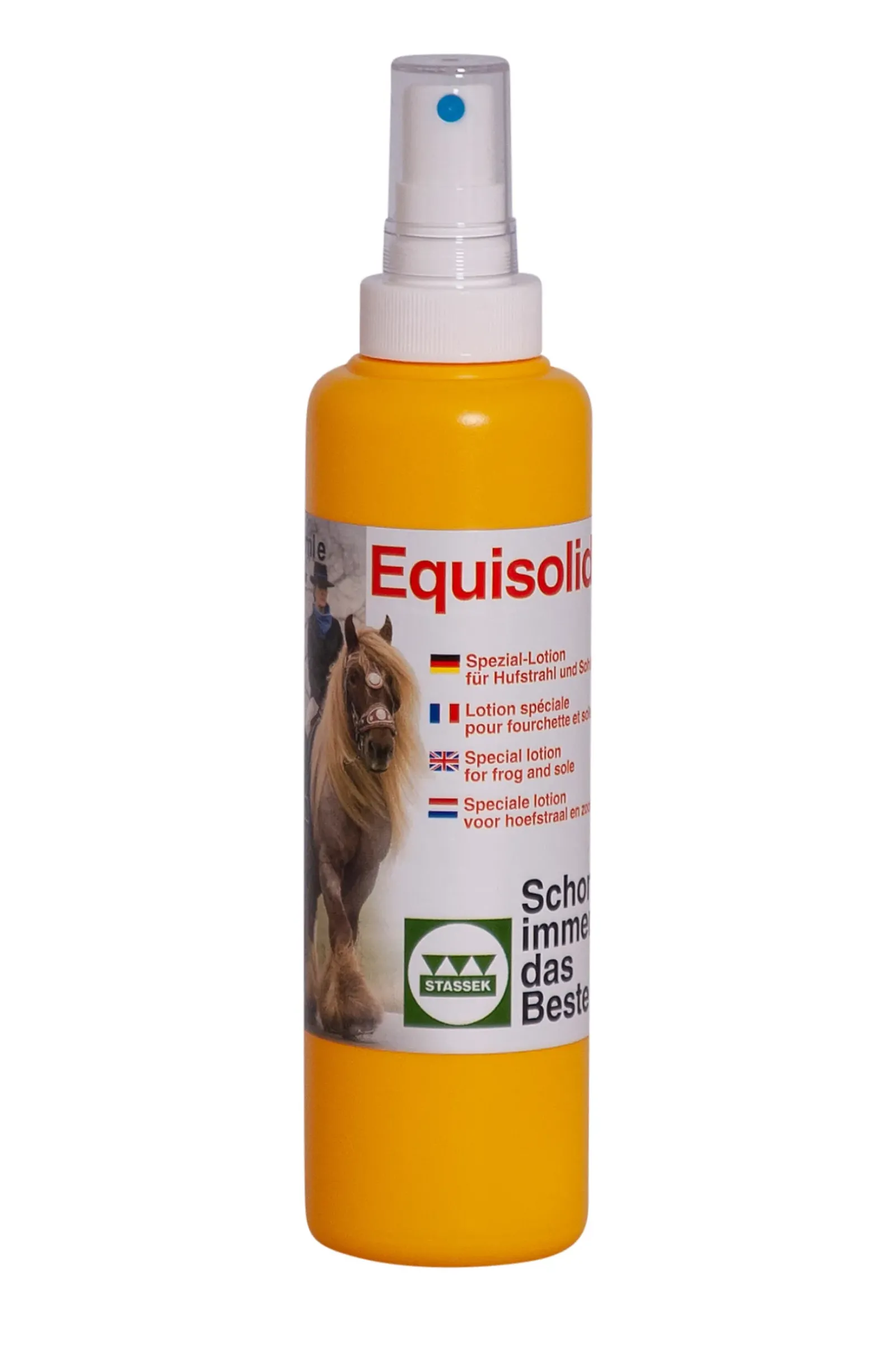 stassek Lotion Speciale Equisolid Pour Sole Et Fourchette, 250 Ml Yellow/Brown Hot