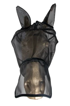 kentucky Masque Anti-Mouche Avec Oreilles Et Couvre-Nez Classic Horsewear Black Best