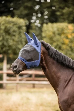 horze Masque Anti-Mouches Cayman Bleu Sale