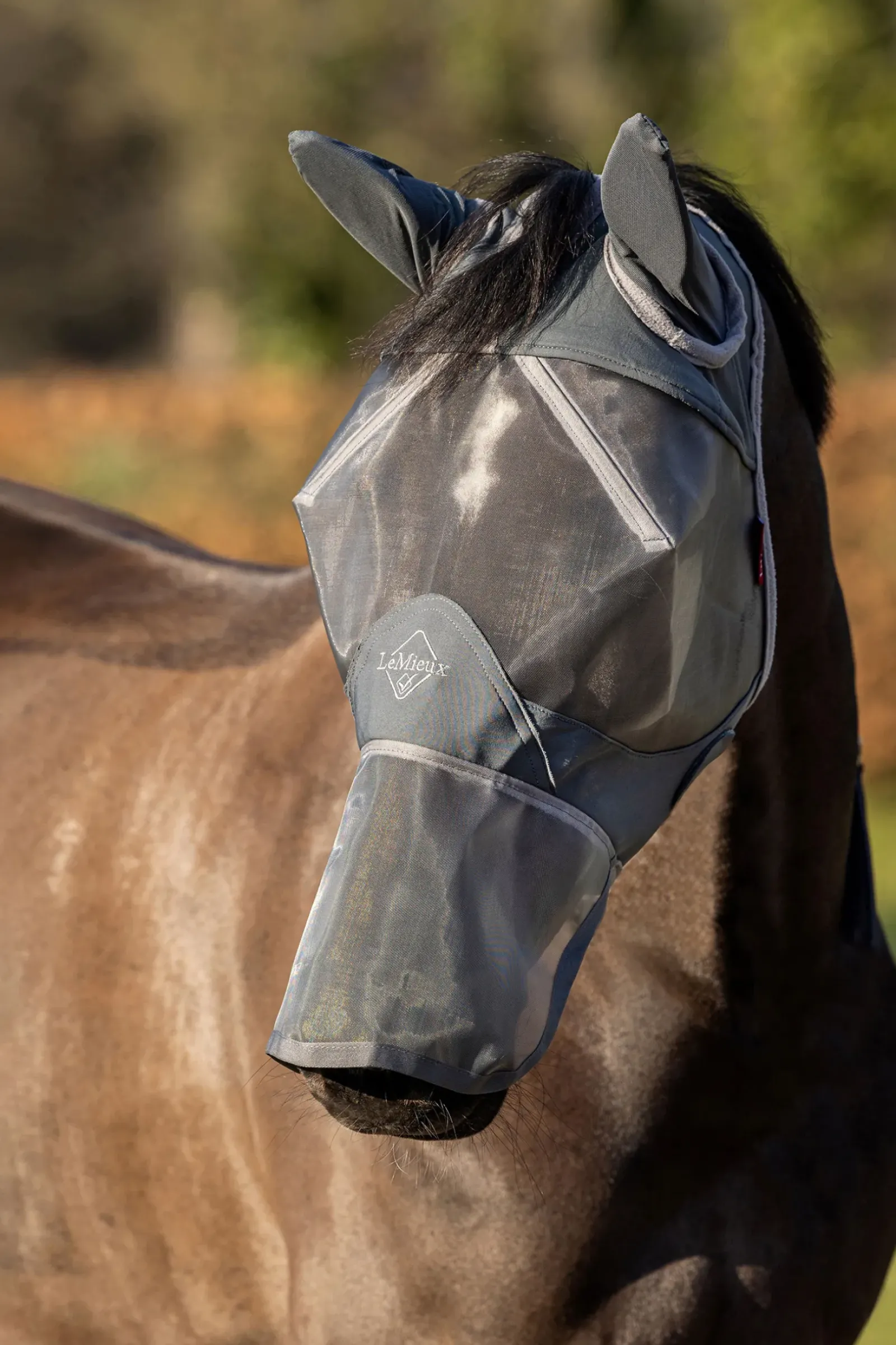 lemieux Masque Anti-Mouches Complet Armure Bouclier Pro Grey Discount