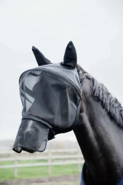 kentucky Masque Anti-Mouches Horsewear Pro Black Best