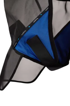 horze Masque Anti-Mouches Rafraichissant Bleu Royal Sale