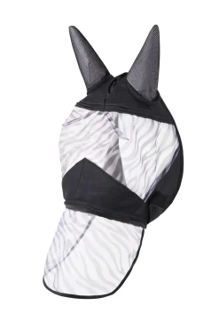 horze Masque Anti-Mouches Zebra Noir Clearance