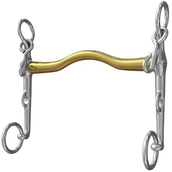nsbits Mors De Bride Ns Bits Slimma, Type L'Hotte A Leger Passage De Langue, Epaisseur 14 Mm, Branche Inferieure 5 Cm Pas D'Indication