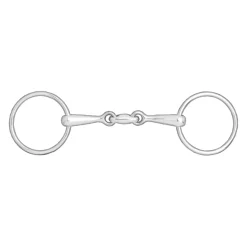 horze Mors De Filet A Canon Double Brisure Chantilly, 14Mm Pas D'Indication Sale