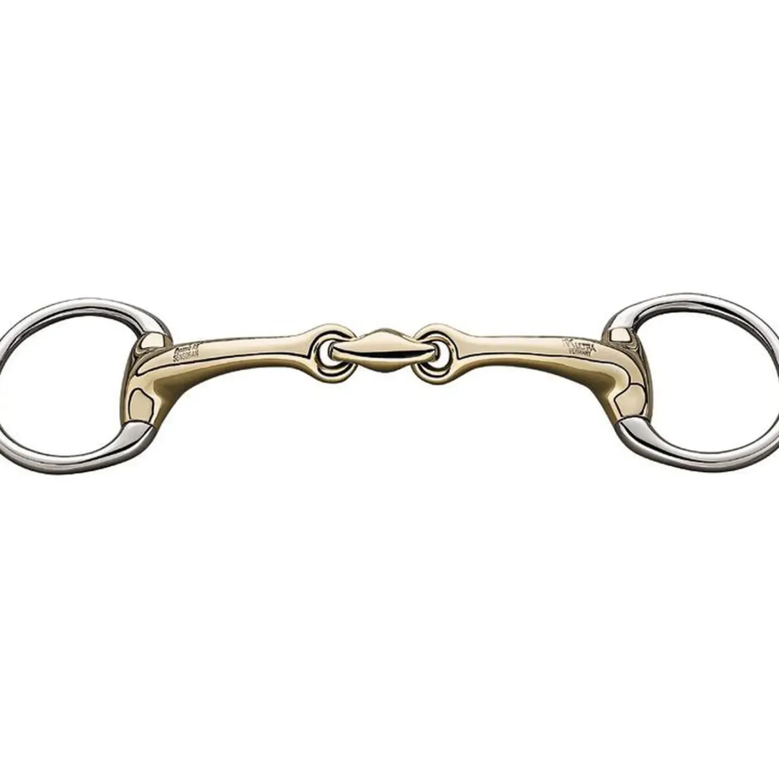 sprenger Mors De Filet De Bride A Olives Double Brisure Dynamic Rs Sensogan 14 Mm Pas D'Indication New