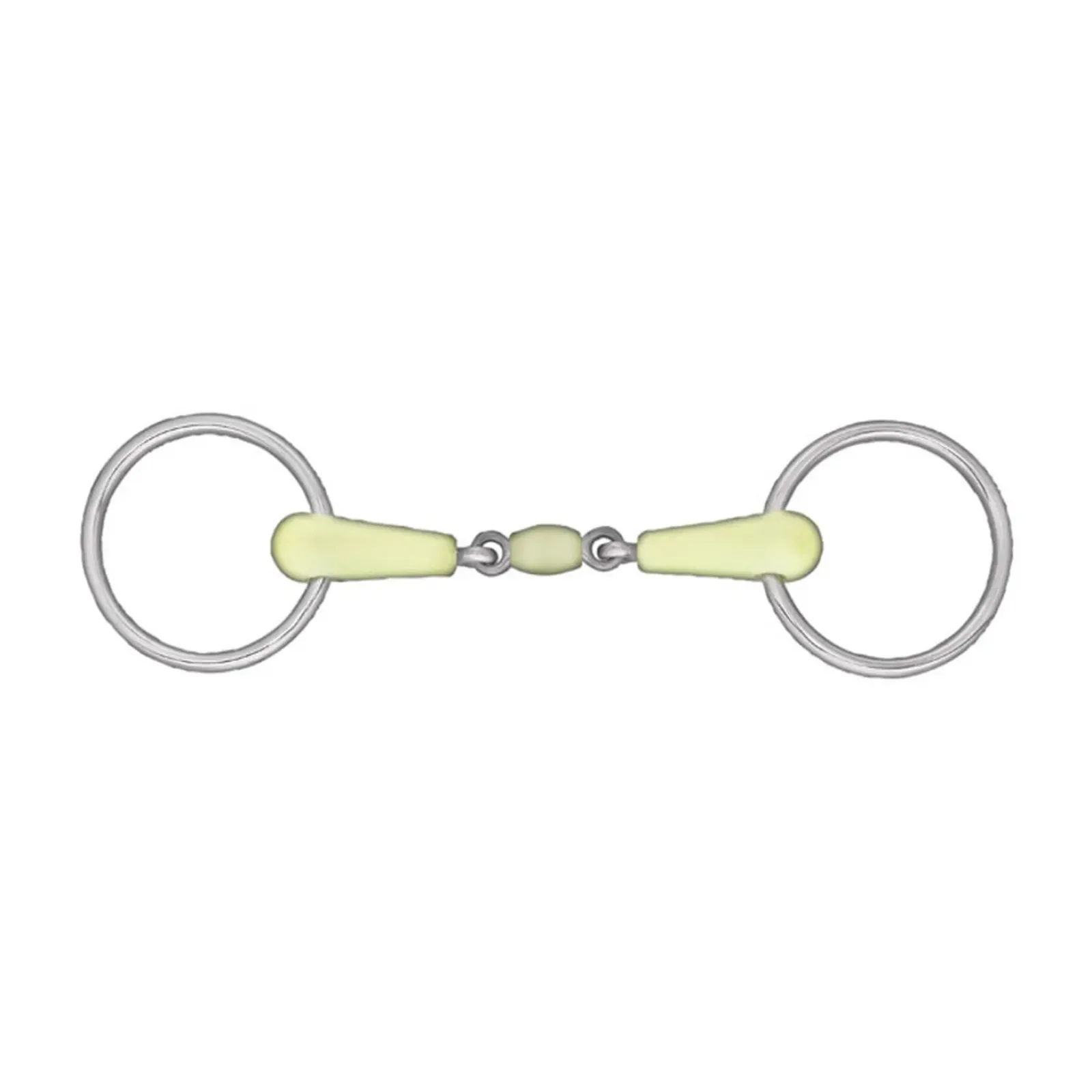 horze Mors De Filet A Canon Double Brisure, Anneaux Chantilly Pas D'Indication