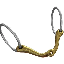 nsbits Mors De Filet Ns Bits Demi Anky, Chantilly, Simple Brisure, Canons Courbes, Epaisseur 16 Mm, Canon 70 Mm Pas D'Indication Sale