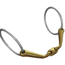 nsbits Mors De Filet Ns Bits Starter, Debourrage, Reprise En Main, Epaisseur 14 Mm, Anneaux Chantilly 55 Mm Pas D'Indication Sale