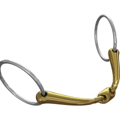 nsbits Mors De Filet Ns Bits Tranz, Double Brisure, Articulation Losange, Canon Epaisseur 14 Mm, Anneaux Chantilly 70 Mm Pas D'Indication Online