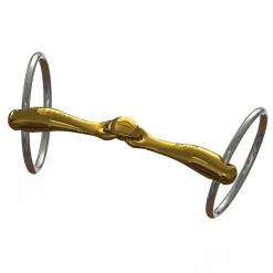 nsbits Mors De Filet Ns Bits Turtle Tactio + Flex, Anneaux Chantilly 70 Mm, Epaisseur Canons 16 Mm Pas D'Indication Hot