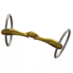 nsbits Mors De Filet Ns Bits Turtle Tactio + Flex, Anneaux Chantilly 55 Mm, Epaisseur Canons 16 Mm Pas D'Indication Outlet