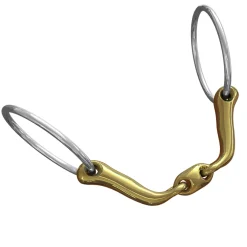 nsbits Mors De Filet Ns Bits Verbindend, Canons Epaisseur12Mm, Anneaux Chantilly 55 Mm Pas D'Indication Clearance